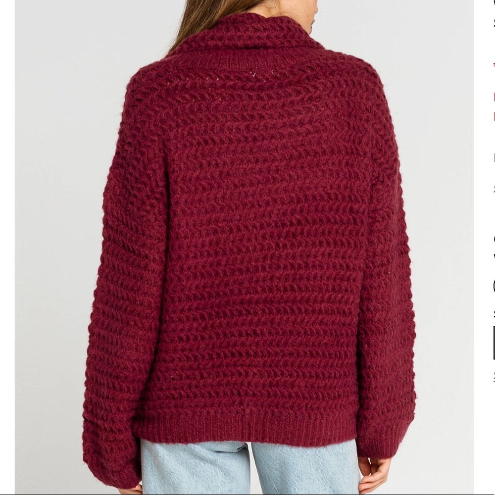 West of Melrose Just Roll With It Cowl Neck Sweater - Picture 4 of 6